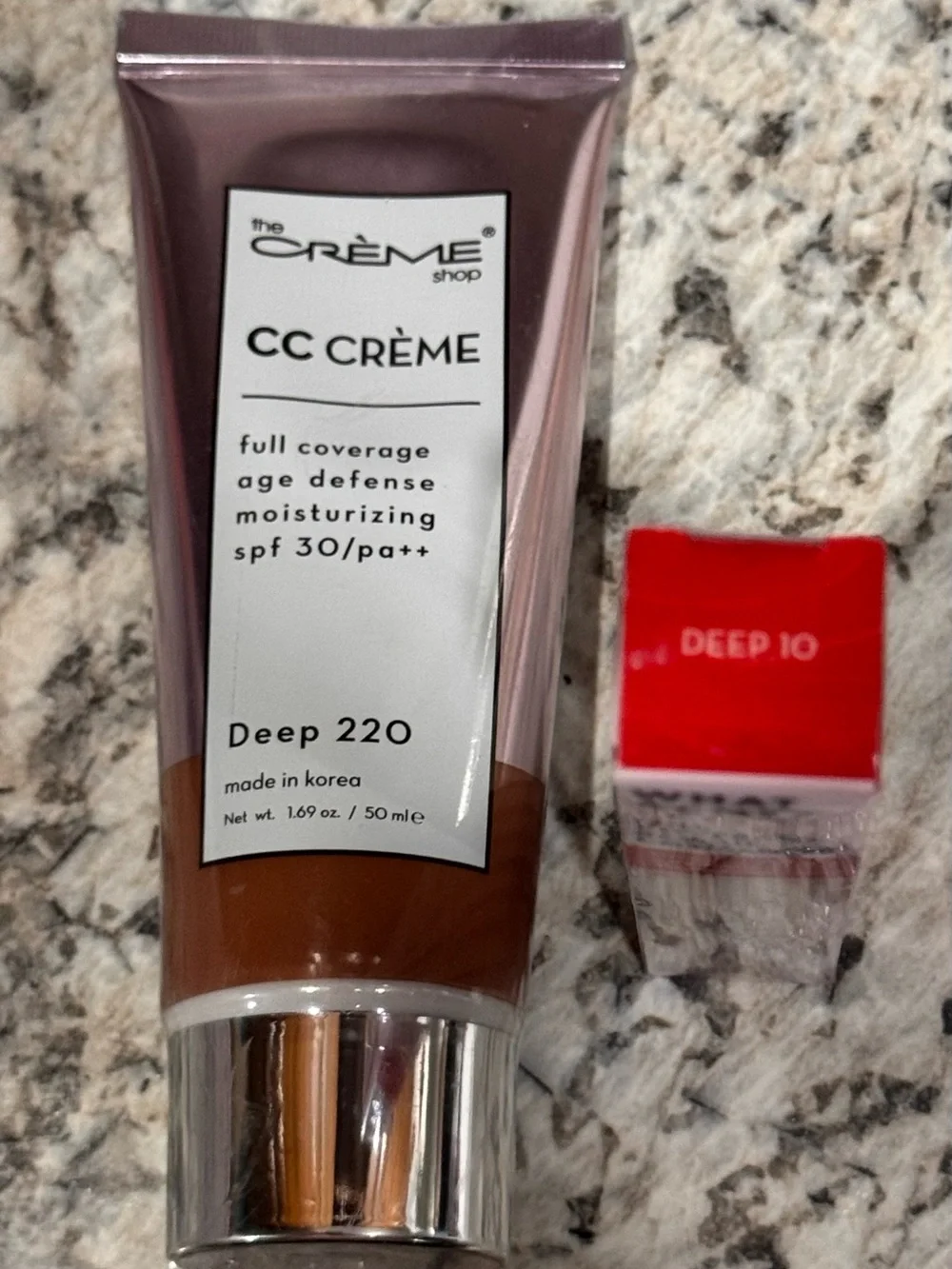 the CRÈME shop CC Crème Deep 220 - Hydrating Full Coverage Foundation (Deep 220)